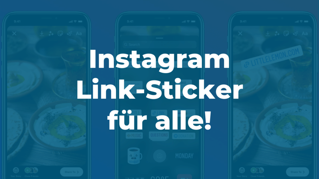 Instagram Link-Sticker in Stories für alle