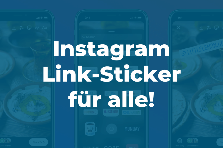 Instagram Link-Sticker in Stories für alle