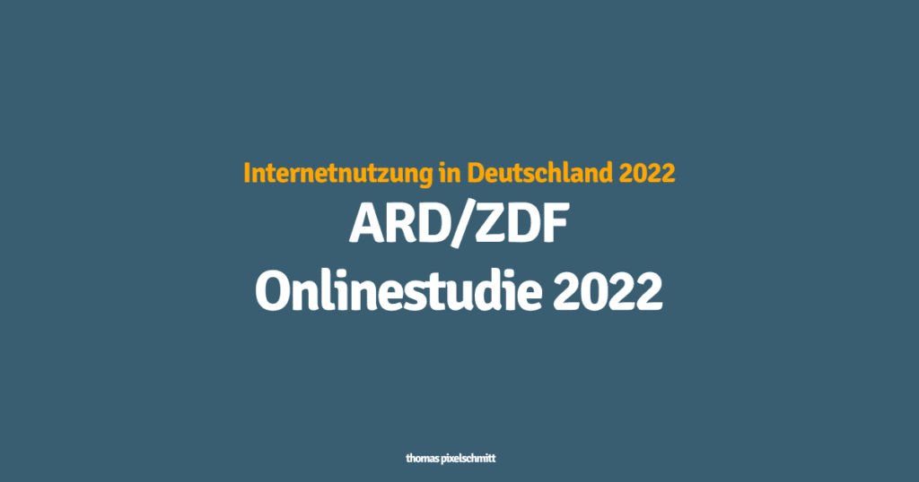Internetnutzung in Deutschland 2022