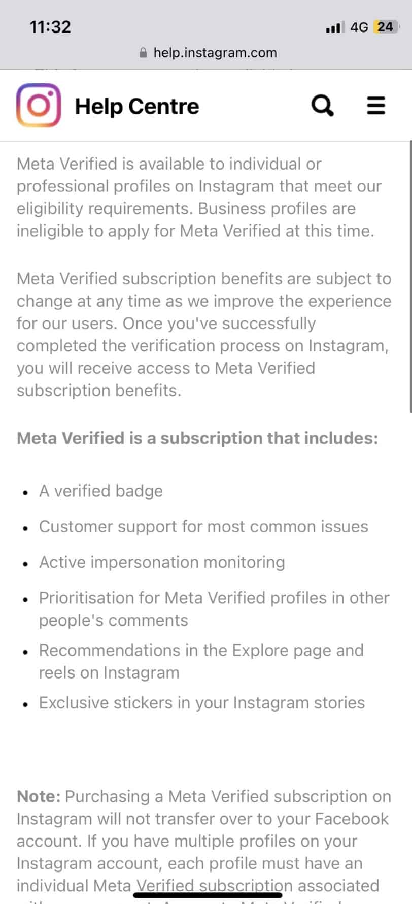 Instagram blauer Haken kaufen: Meta verified